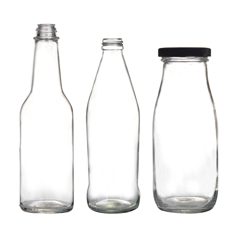 Upc Factory Supplier High Quality Large Big Mouth Juice 1000ml Glass Bottles