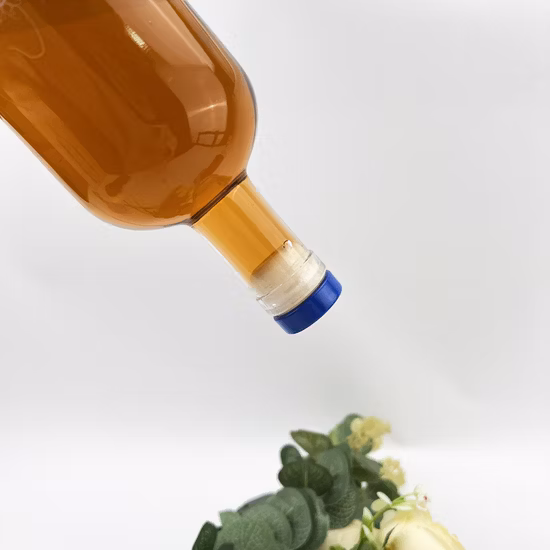 Custom Logo Embossed Clear 500ml 700ml 750ml Rum Tequila Gin Brandy Rum Whiskey Vodka Liquor Spirits Glass Bottle