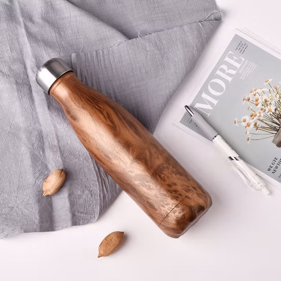 여행용 온수용 커피 분말 코팅이 포함된 맞춤 제조 OEM 이중벽 대형 입 병