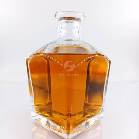 스퀘어 프리미엄 500ml, 750ml 보드카 리큐어, 아이스 와인용 375ml 유리병