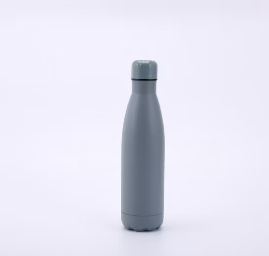 창고 절연 스포츠 물병 스테인레스 스틸 500ml 흰색 공백 ​​승화 콜라 물병